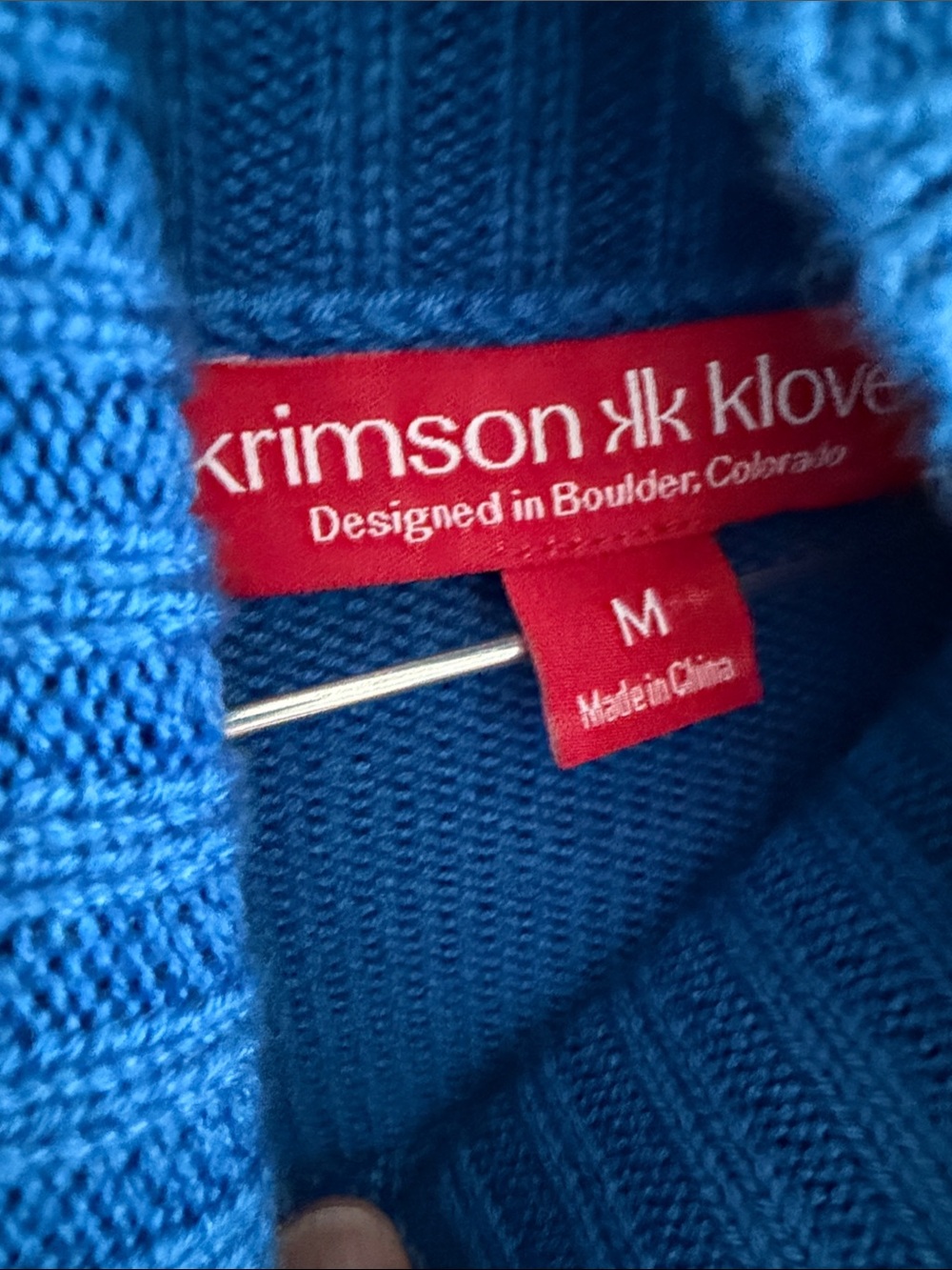 Apres Ski. Krimson and Klover Blue Crewneck Sweater